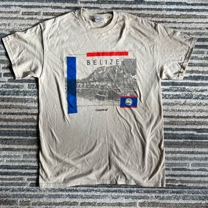 Carnival Belize Tan T shirt Medium